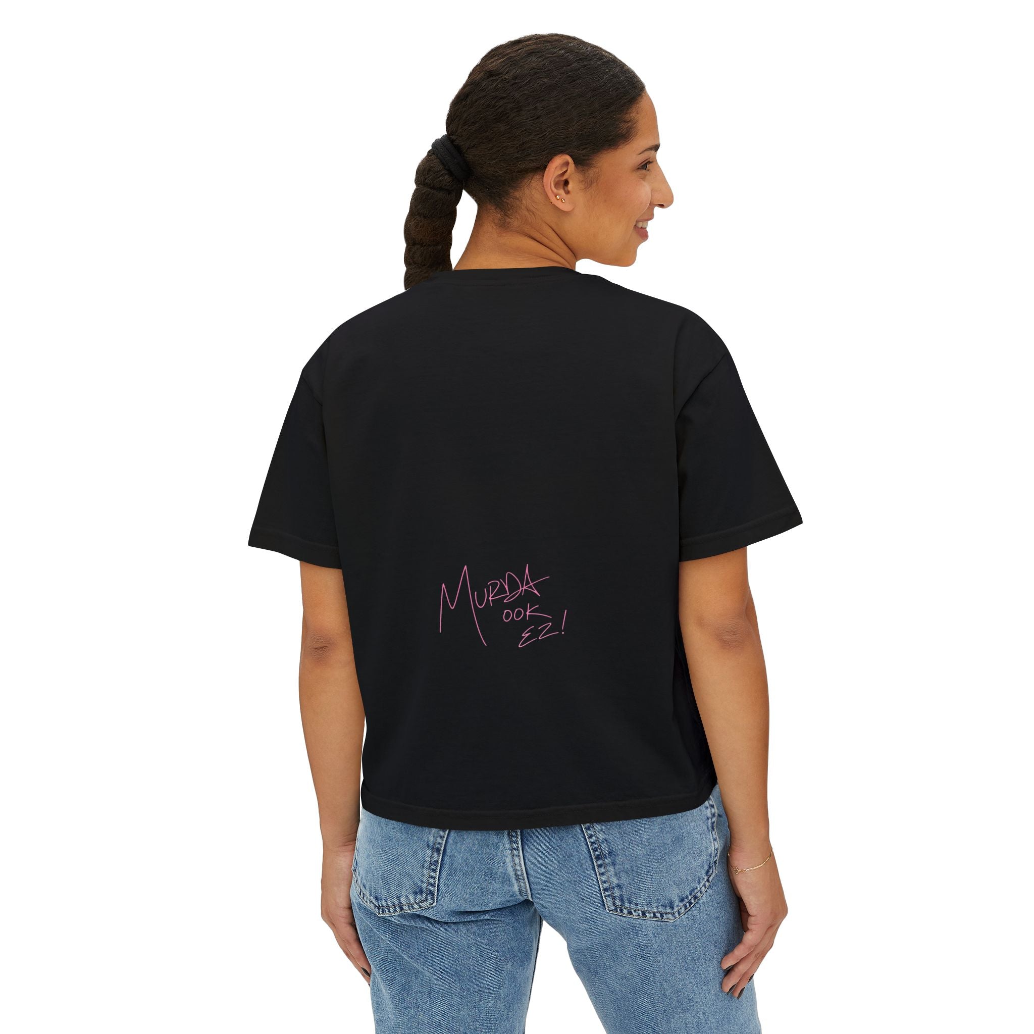 My Silence Is Bigger... Women's Boxy Tee w/ MM Signature