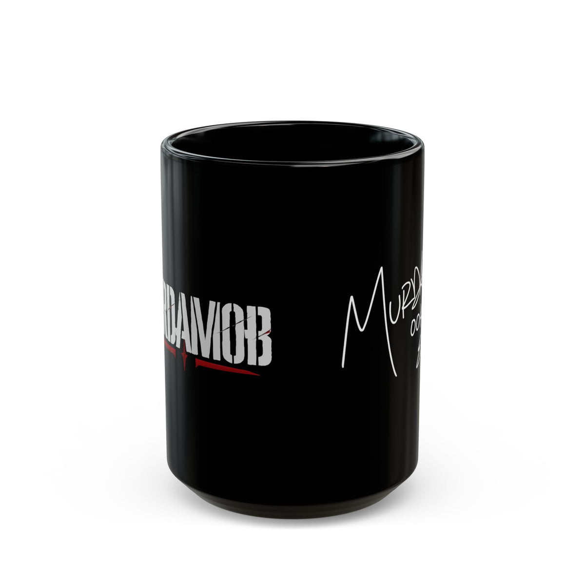 MURDAMOB MM Signature Black Coffee Mug