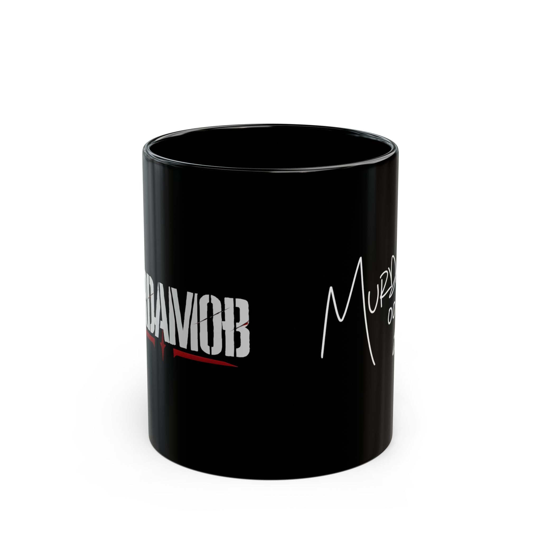 MURDAMOB MM Signature Black Coffee Mug