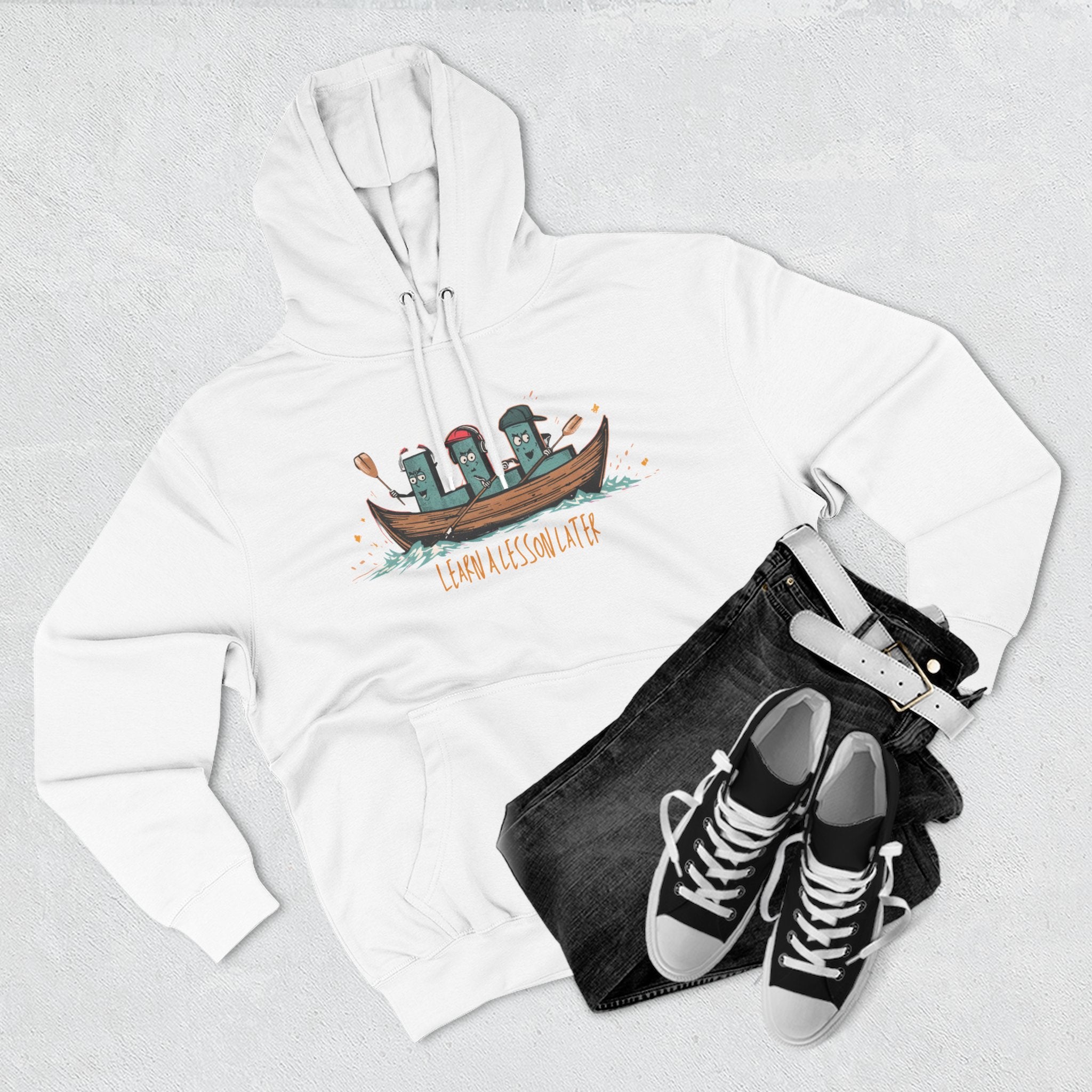 Three L's in a Row Summer Fleece Hoodie w/ MM Signature