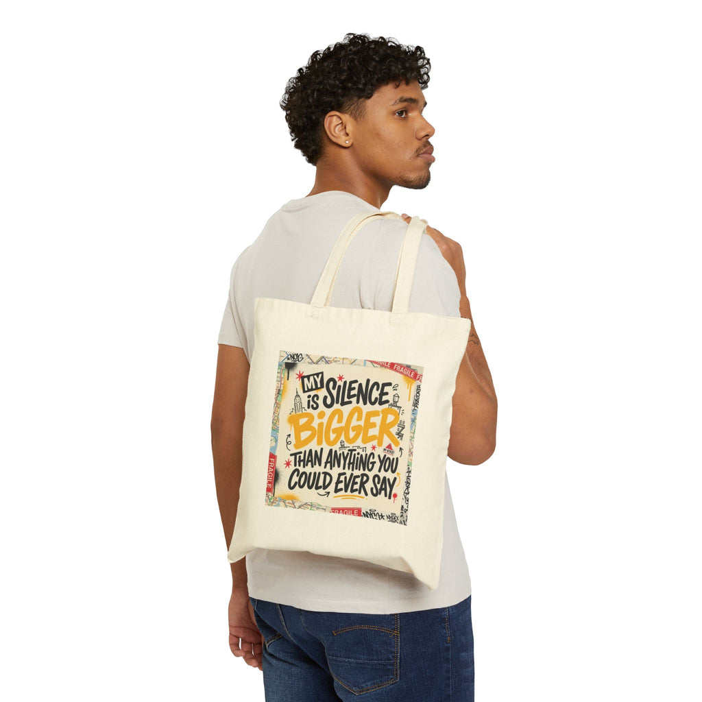 My Silence is Bigger... MM Canvas Tote Bag