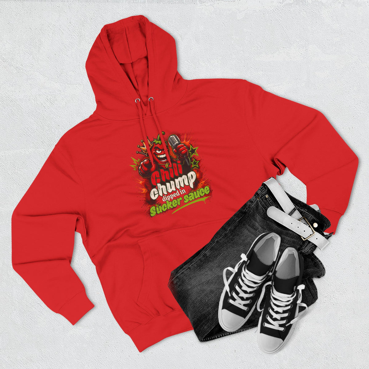 Chili Chump Fleece Hoodie w/ MM Signature