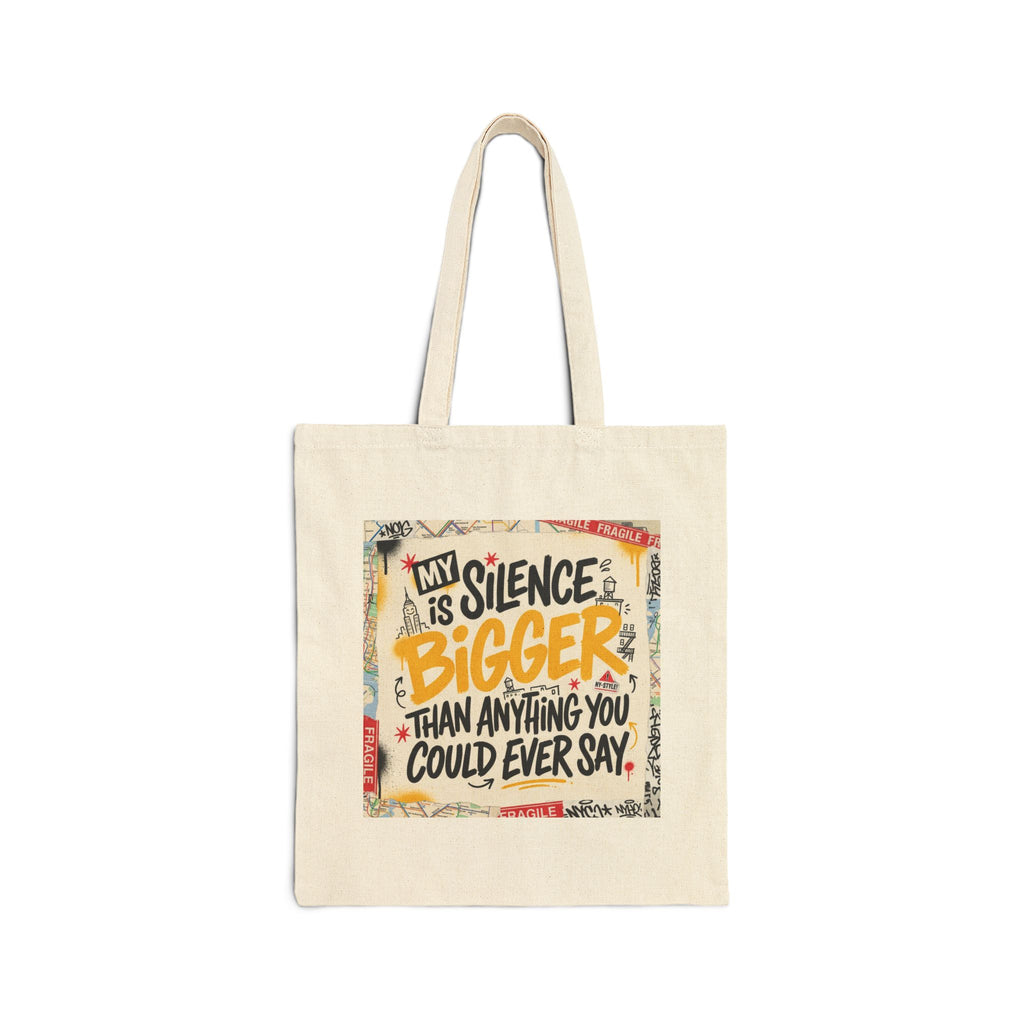 My Silence is Bigger... MM Canvas Tote Bag