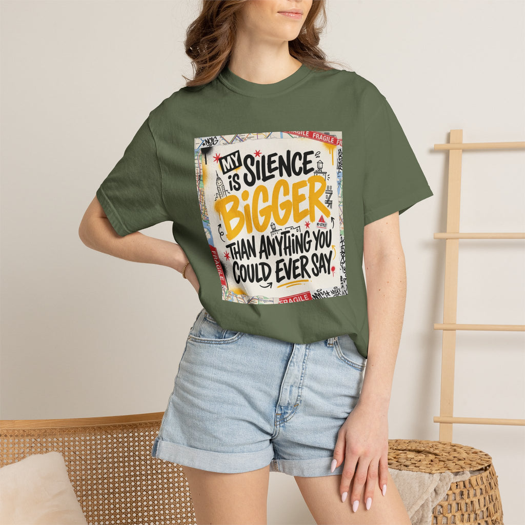 My Silence Is Bigger... Unisex Tee w/ MM Signature