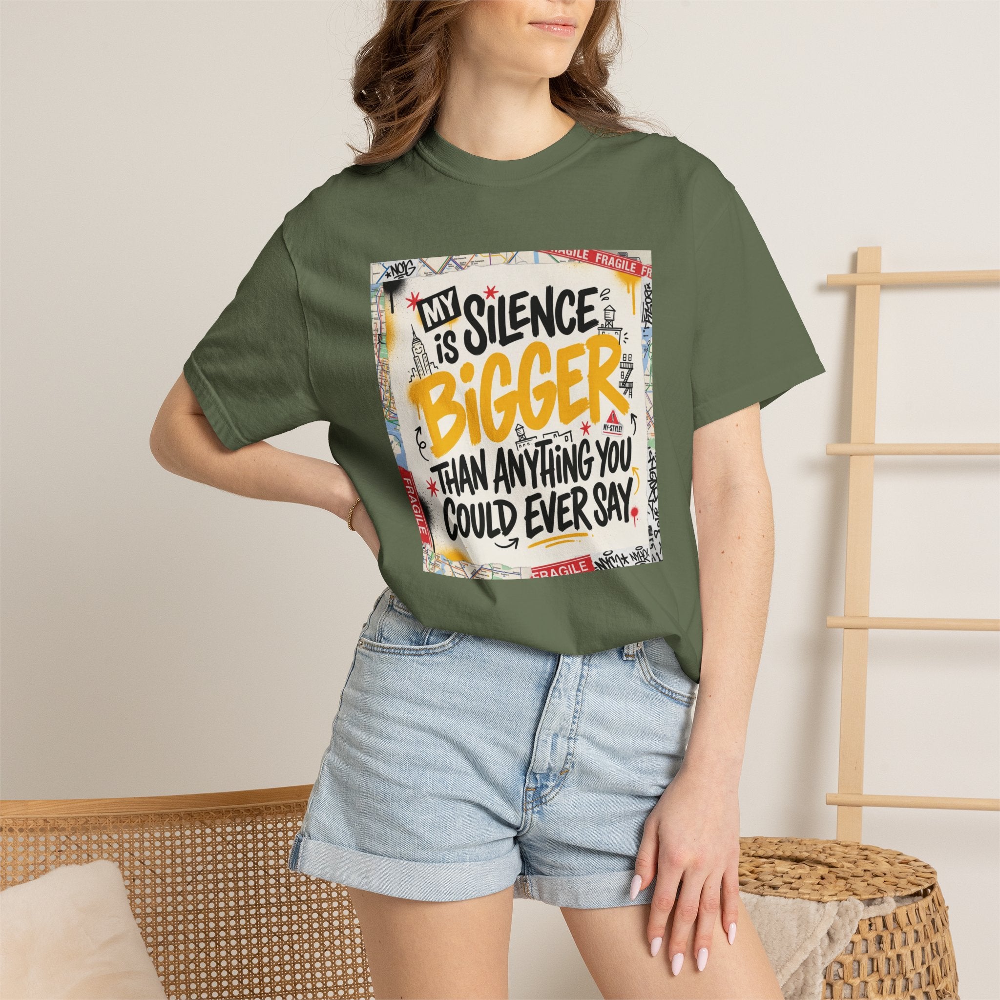 My Silence Is Bigger... Unisex Tee w/ MM Signature