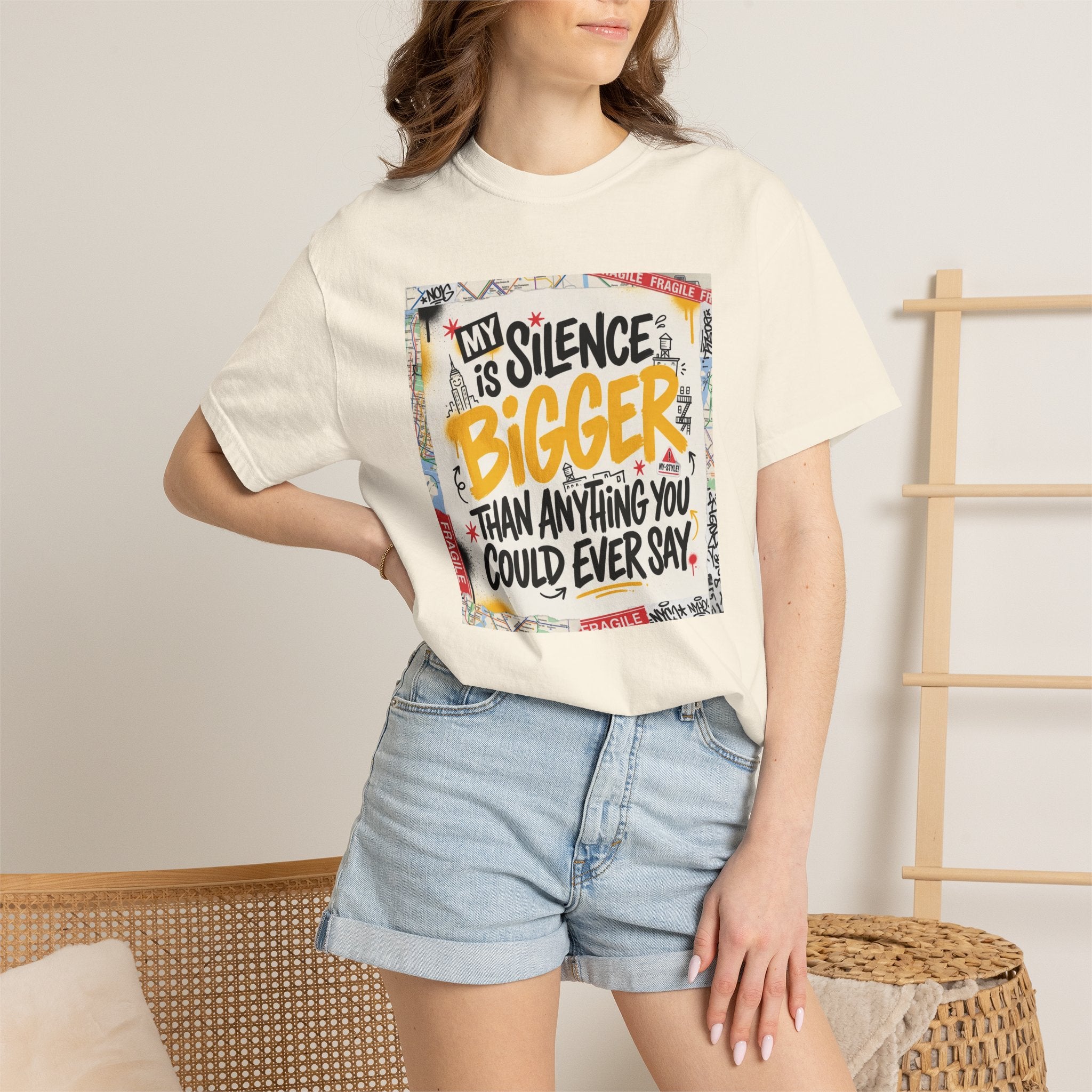 My Silence Is Bigger... Unisex Tee w/ MM Signature