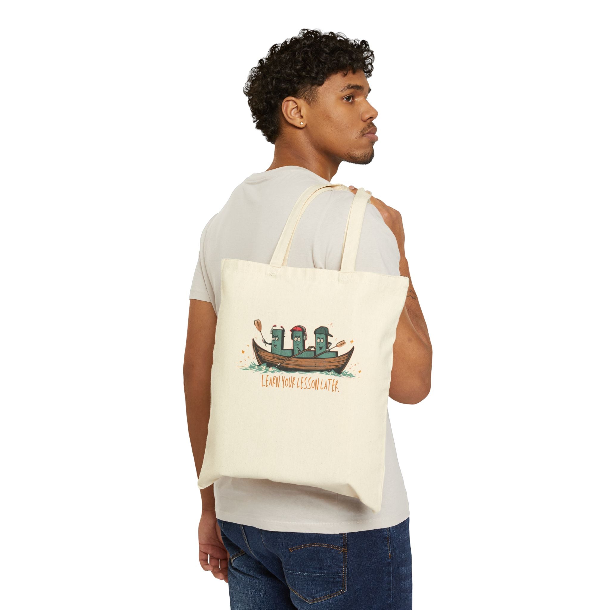 Three L's in a Row MM Canvas Tote Bag