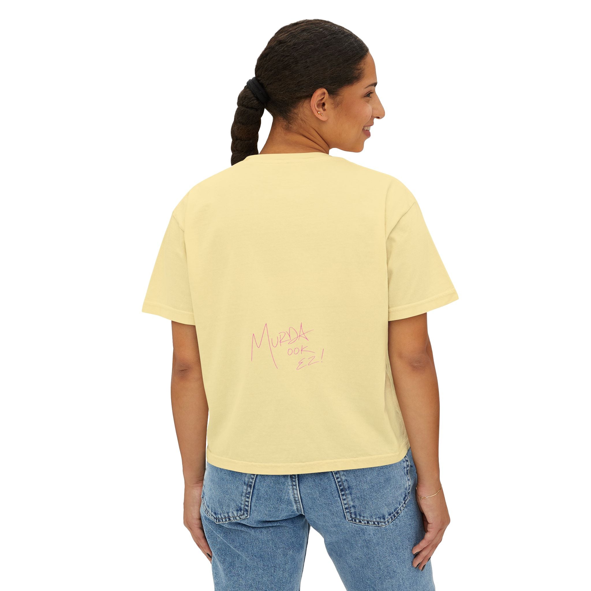 My Silence Is Bigger... Women's Boxy Tee w/ MM Signature