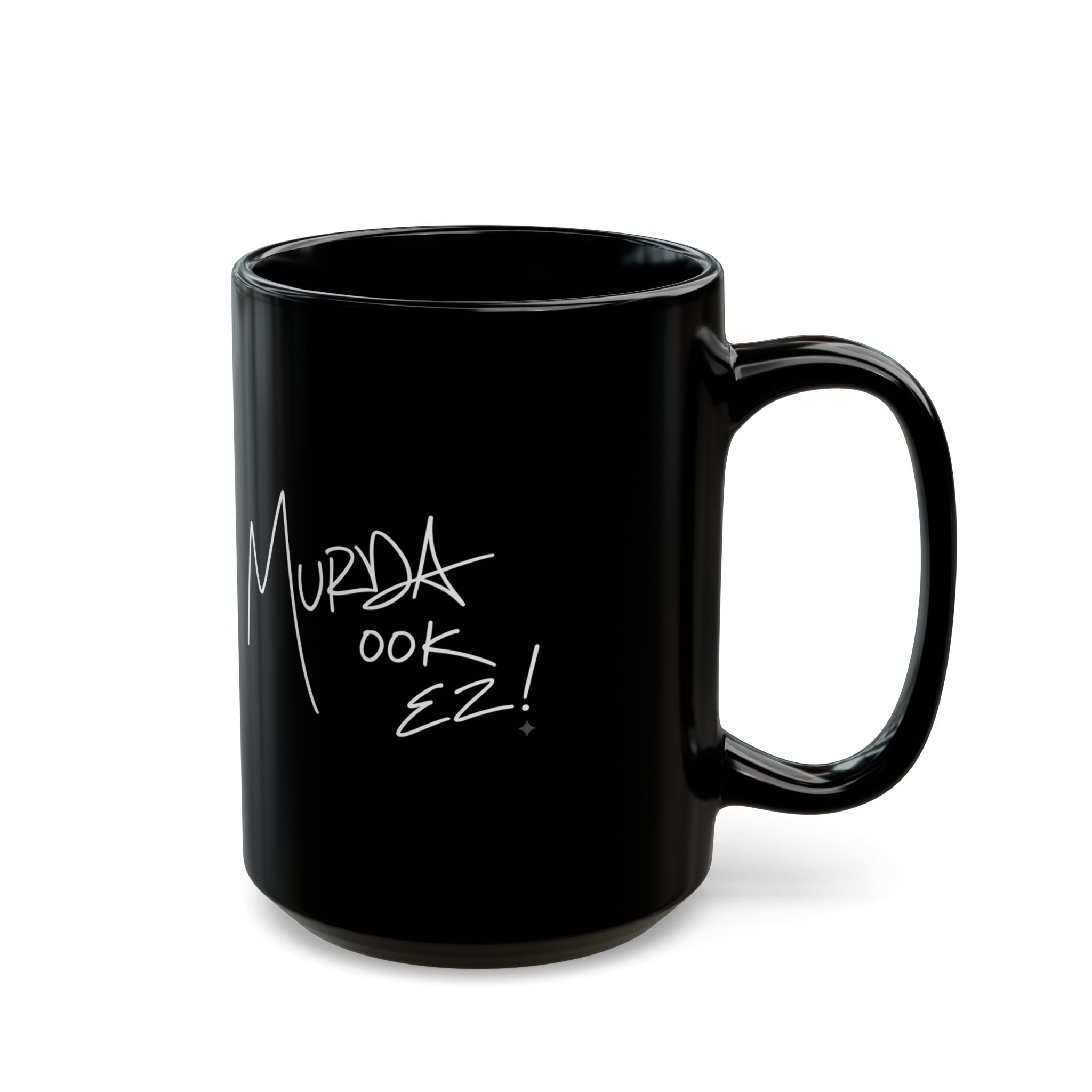 MURDAMOB MM Signature Black Coffee Mug