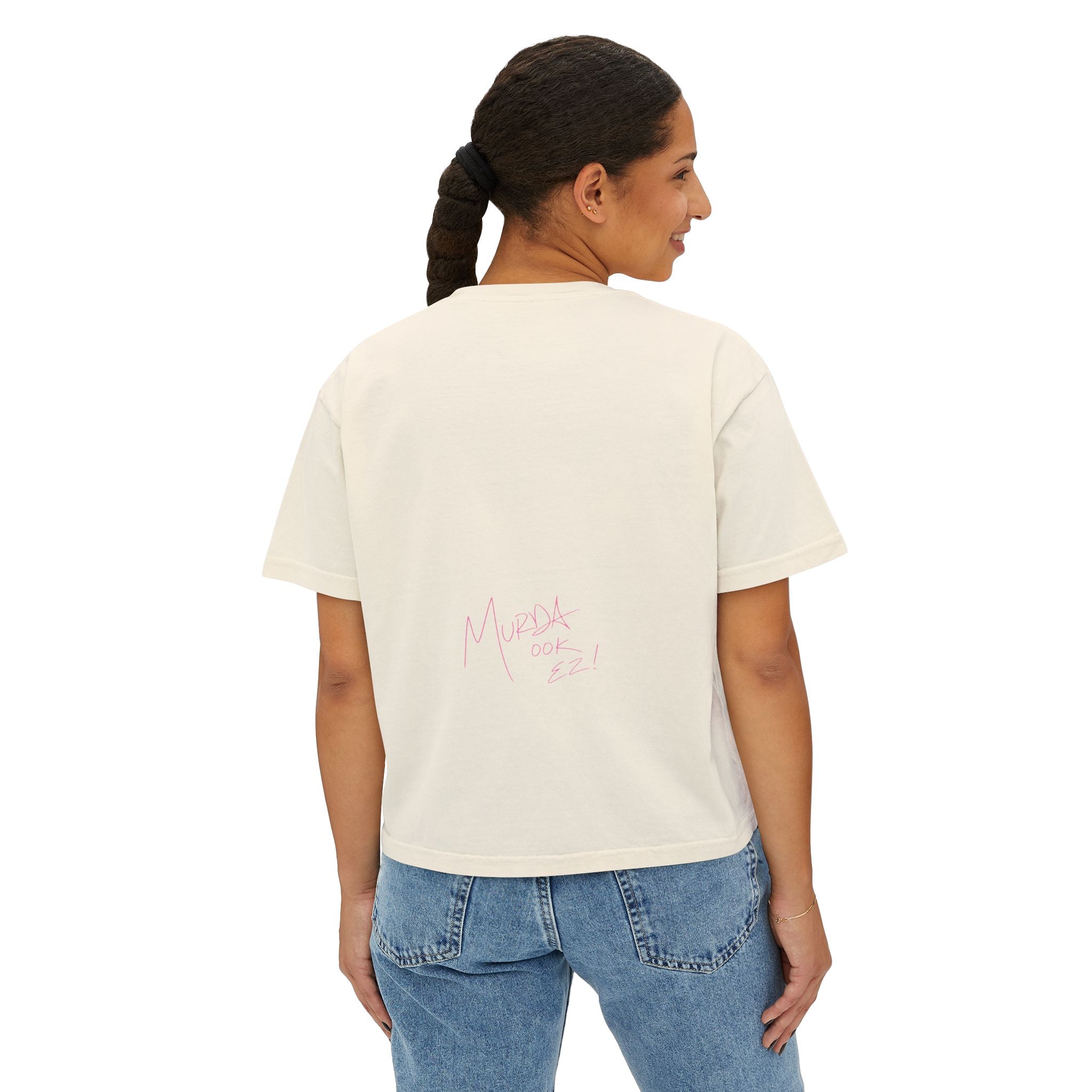 My Silence Is Bigger... Women's Boxy Tee w/ MM Signature