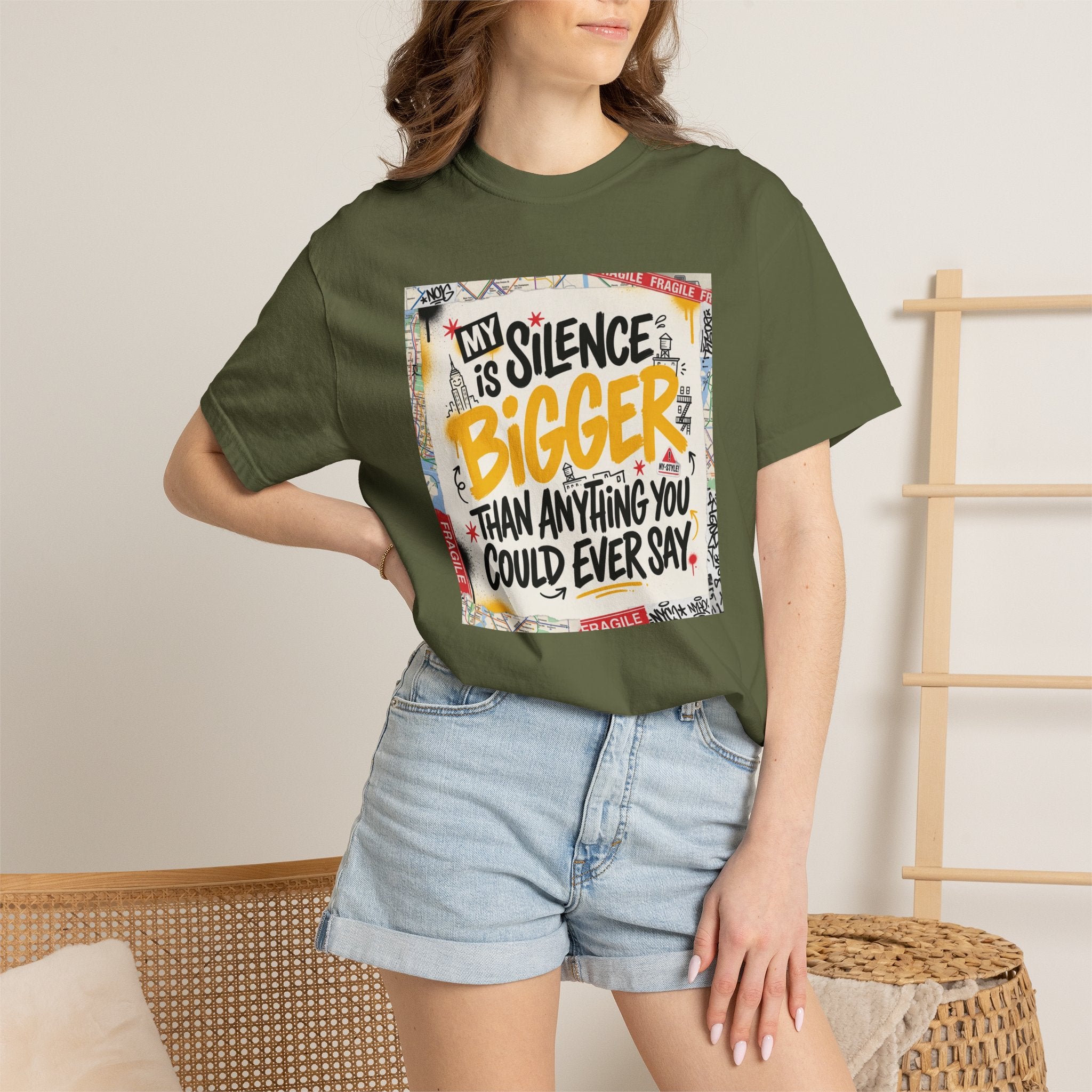 My Silence Is Bigger... Unisex Tee w/ MM Signature