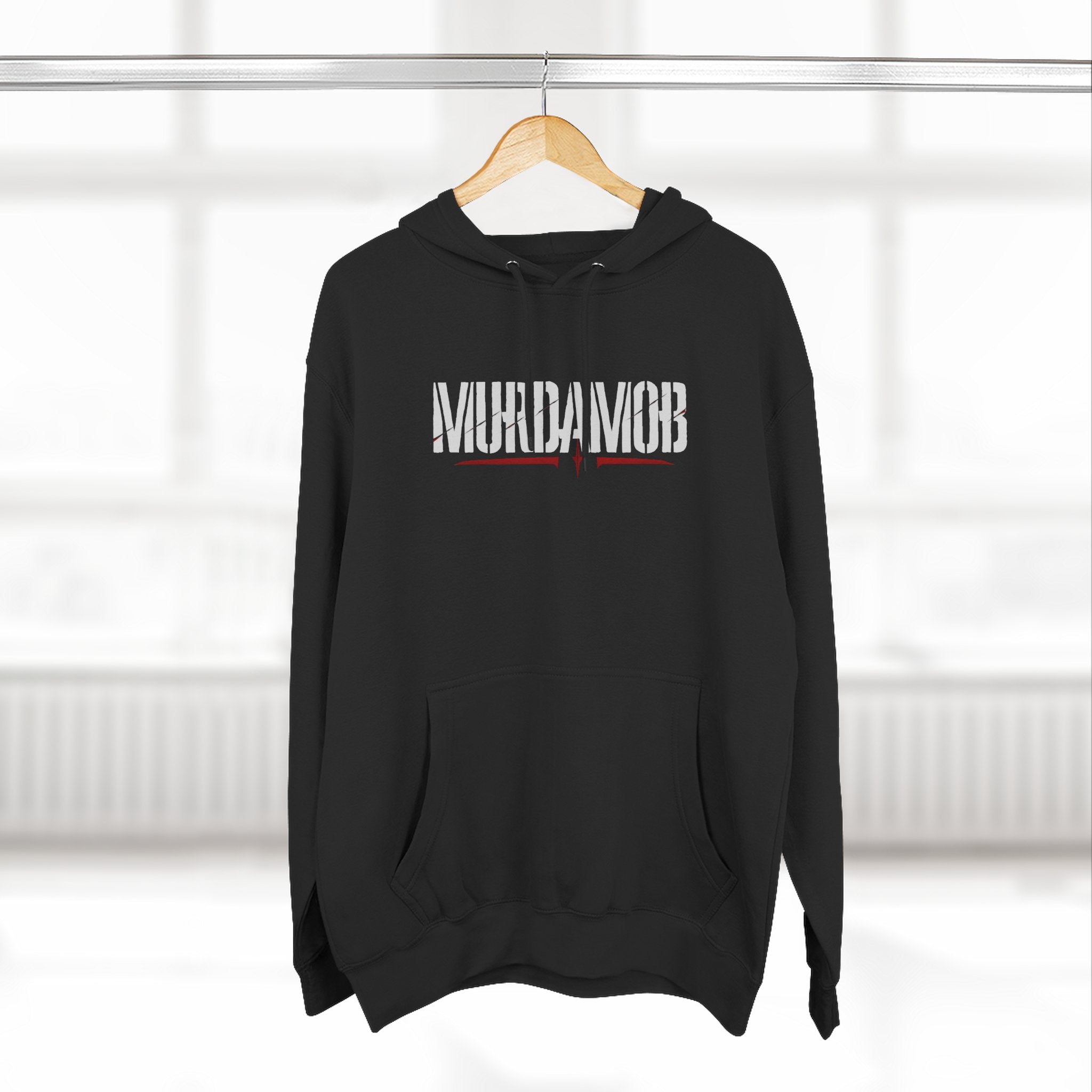 MURDAMOB Black Summer Fleece Hoodie w/ MM Signature
