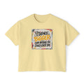 My Silence Is Bigger... Women's Boxy Tee w/ MM Signature