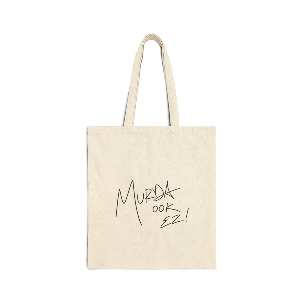 Three L's in a Row Canvas Tote Bag w/ MM Signature